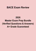 BACE Exam Review Questions and Answers PDF &vert; Certification Practice Test & Study Guide
