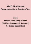 APCO Fire Service Communications Practice Test PDF &vert; Dispatch Certification Exam Questions & Answers