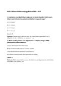 NSG 318 Exam 4 Pharmacology Review 2026 &ndash; GCU