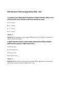 NSG 318 Exam 4 Pharmacology Review 2026 &ndash; GCU