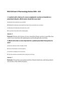 NSG 318 Exam 4 Pharmacology Review 2026 &ndash; GCU