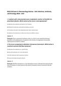NSG 318 Exam 4&colon; Pharmacology Review - Anti-infectives&comma; Antivirals&comma; and Oncology 2026 &ndash; GCU