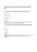 NSG 318 Introduction to Pharmacology Exam 1 Study Guide 2026 &ndash; GCU