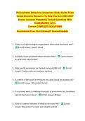 Pennsylvania Emissions Inspection Study Guide Exam  Comprehensive Resource To Help You Ace 2026-2027  Exams Includes Frequently Tested Questions With  ELABORATED 100&percnt;  Correct COMPLETE SOLUTIONS  Guaranteed Pass First Attempt&excl;&excl; Current Update&excl;&excl;