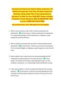 Pennsylvania Enhanced Vehicle Safety Inspection&comma; PA  Enhanced Inspection Test Prep&comma; PA State Inspection  Mechanic Study Guide FULL Final Comprehensive  Resource To Help You Ace 2026-2027 Exams Includes  Frequently Tested Questions With ELABORATED 100&percnt;  Co