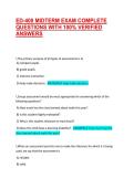 ED-400 MIDTERM EXAM COMPLETE QUESTIONS WITH 100&percnt; VERIFIED ANSWERS
