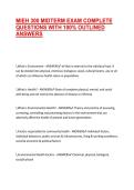 MIEH 300 MIDTERM EXAM COMPLETE QUESTIONS WITH 100&percnt; OUTLINED ANSWERS
