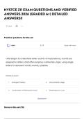 NYSTCE 211 EXAM QUESTIONS AND VERIFIED ANSWERS 2026 &lpar;GRADED A&plus;&rpar; DETAILED ANSWERS&excl;&excl;