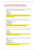 CFA LEVEL 1 MOCK EXAMS PRACTICE EXAM QUESTIONS AND 100&percnt; VERIFIED ANSWERS 2026&period;