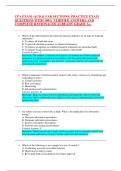 CPA EXAM &lpar;AUD & FAR SECTIONS&rpar; PRACTICE EXAM QUESTIONS WITH 100&percnt; VERIFIED ANSWERS AND COMPLETE RATIONALES&vert; ALREADY GRADE A&plus;&period;