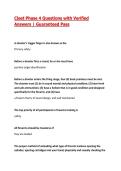 CLEET Phase 4 Questions with Verified Answers &vert; Guaranteed Pass 