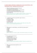 LATEST BIOSTATISTICS COMPLETE EXAM QUESTIONS AND ANSWERS WITH VERIFIED RATIONALES&period;