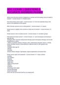 MDC 3 EXAM 1 QUESTIONS & ACCURATE ANSWERS PASSED