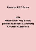 RBT Exam Practice Questions and Answers PDF &vert; Pearson Registered Behavior Technician Test Prep