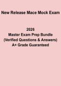 MACE 2026 Mock Exam Questions and Answers PDF &vert; Medication Aide Certification Practice Test