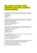 MDC 4 EXAM 1 REVIEW A AND B COMBINED QUESTIONS & CORRECT PASSED ANSWERS 