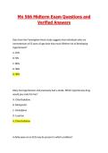 Mn 566 Midterm Exam Questions and Verified Answers&vert; Latest Update 2026&sol;2027