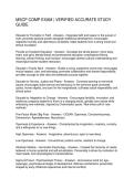 MSCP COMP EXAM VERIFIED ACCURATE STUDY GUIDE
