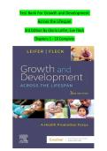 Test Bank For Growth and Development  Across the Lifespan   3rd Edition By Gloria Leifer&semi; Eve Fleck  Chapters 1 - 16 Complete 