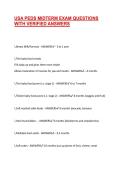 USA PEDS MIDTERM EXAM QUESTIONS WITH VERIFIED ANSWERS