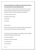 Essentials of Pediatric Nursing &ndash; 5th Edition by Terri Kyle & Susan Carman exam 210 &plus; questions 