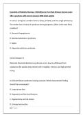 Essentials of Pediatric Nursing &ndash; 5th Edition by Terri Kyle & Susan Carman exam 210 &plus; questions 