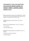 CDFM MODULE 2 FINAL EXAM QUESTIONS  WITH DETAILED VERIFIED ANSWERS 100  PERCENT CORRECT ANSWERS ALREADY  GRADED A PLUS 