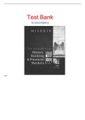 Test Bank &ndash; The Economy of Money&comma; Banking&comma; and Financial Markets 9th Edition by Frederic S&period; Mishkin &vert; Exam Questions & Solutions