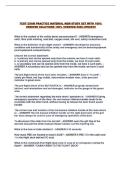 TCDT EXAM PRACTICE MATERIAL NEW STUDY SET WITH 100&percnt; VERIIFED SOLUTIONS 100&percnt; VERIFIED 2026 UPDATE&excl;&excl;