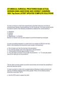 ATI MEDICAL SURGICAL PROCTORED EXAM ACTUAL VERSION &lpar;NGN&rpar; QUESTIONS AND CORRECT ANSWERS 100&percnt; Top Score LATEST UPDATED COMPLETE SOLUTIONS