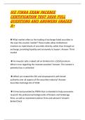SIE FINRA EXAM PACKAGE CERTIFICATION TEST 2026 FULL QUESTIONS AND ANSWERS GRADED A&plus;