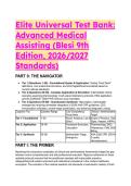 Complete Test Bank&colon; Medical Assisting&colon; Administrative & Clinical Competencies&comma; 9th Edition by Michelle Blesi &lpar;Updated 2026&sol;2027 Standards&rpar;