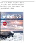 Test Bank &ndash; Auditing&colon; A Practical Approach 4th Canadian Edition by Moroney & Campbell &vert; Exam Questions & Solutions