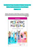 Test Bank for Wong&rsquo;s Essentials of Pediatric Nursing&comma; 11th  Edition&comma; Marilyn Hockenberry&comma; Cheryl Rodgers   Chapters 1 - 31 