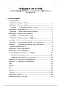 Verplichte Literatuur Samenvatting Pedagogische Ethiek &lpar;P&lowbar;BPEDETH&rpar;&period; Tentamencijfer&colon; 8&period;0