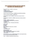 ELLIS LIFEGUARD TRAINING EXAM WITH COMPLETE SOLUTIONS 100&percnt; VERIFIED 2026-2027&excl;&excl;