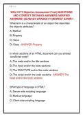 WGU C777 Objective Assessment Final&vert;&vert; QUESTIONS  AND CORRECT DETAILED ANSWERS &lpar;VERIFIED  ANSWERS&rpar; &vert;ALREADY GRADED A&plus;&vert;&vert;NEWEST EXAM&excl;&excl;&excl; 