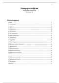 Tentamenoverzicht Pedagogische Ethiek &lpar;P&lowbar;BPEDETH&rpar; per Theorie
