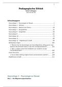 Uitgebreide Hoorcollege Uitwerking Pedagogische Ethiek &lpar;P&lowbar;BPEDETH&rpar;