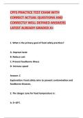 CPFS PRACTICE TEST EXAM WITH  CORRECT ACTUAL QUESTIONS AND  CORRECTLY WELL DEFINED ANSWERS  LATEST ALREADY GRADED A&plus; 