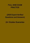 Full NHIE Exam Practice Questions and Answers PDF &vert; National Home Inspector Licensing Test Prep Guide