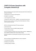 CGEIT-C5 Exam Questions with Complete Solutions