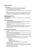 ULTIMATE Schizophrenia Notes