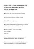 UWSA 2 STEP 2 EXAM EXAMINATION TEST  2026 TESTED QUESTIONS WITH FULL  SOLUTION GRADED A&plus;