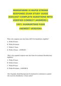 HEMISPHERE IV-RAPID STROKE  RESPONSE EXAM STUDY GUIDE  2026&sol;2027 COMPLETE QUESTIONS WITH  VERIFIED CORRECT ANSWERS &vert;&vert;  100&percnt; GUARANTEED PASS  <NEWEST VERSION> 