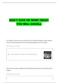 CT IMAGING PROCEDURES QUESTIONS WITH COMPLETE ANSWERS