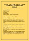 WGU D361 Task 2&colon; Market Share Analysis &ndash; Complete Guide&comma; Template & Excel Formulas &lpar;Passed on First Attempt&rpar;