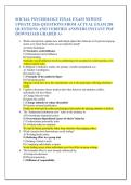 SOCIAL PSYCHOLOGY FINAL EXAM NEWEST  UPDATE 2026 QUESTIONS FROM ACTUAL EXAM 200  QUESTIONS AND VERIFIED ANSWERS INSTANT PDF  DOWNLOAD GRADED A&plus;