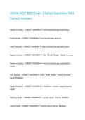 OMSA MGT 8803 Exam 1 Ratios Questions With Correct Answers&period;