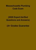 Massachusetts Plumbing Code Exam Questions and Answers PDF &vert; MA Plumbing License Practice Test & Prep Guide